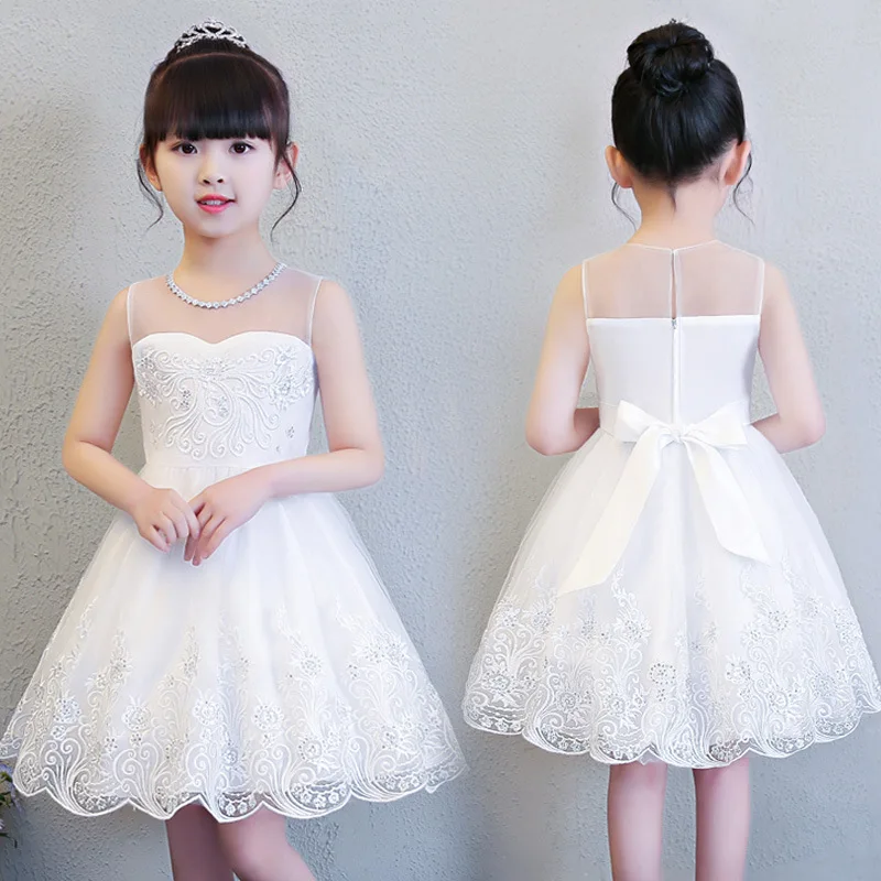 Girls Wedding Dress Children Clothing Princess Summer Party Vest Dresses For Girls Carnaval Costumes Kids 4 5 6 7 8 9 10 Years teenagers girls dress 2018 easter carnaval girls dress summer kids floral party and wedding princess dresses children clothing