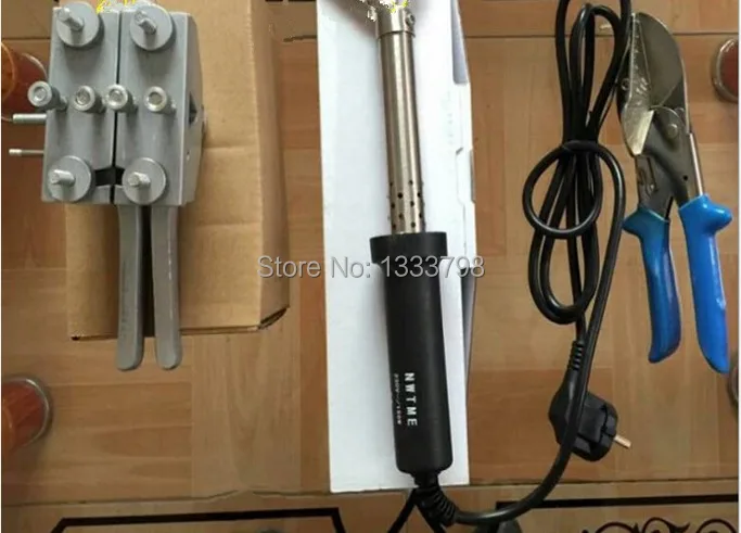 

High quality Cheap price Kit machine accessories for jointed belt connecting(teflon Spraying + scissors + slivery Fixture)