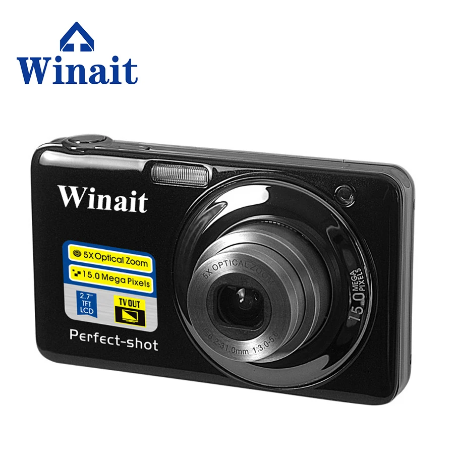 Winait цифровая камера компактная фотокамера 20MP VGA Видео 8X оптический зум 2," экран IOS 400 камера