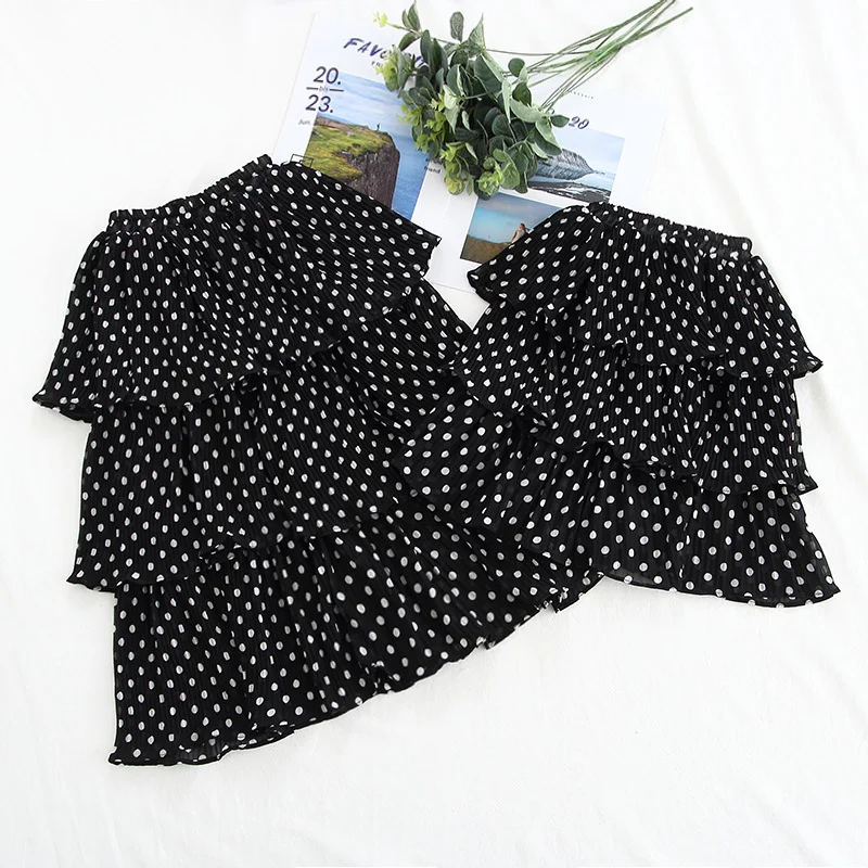 WOTTAGGA 2019 Summer Soft Tulle Baby Girls Tutu Skirts Dots Kids Mother Daughter Skirts Chiffons