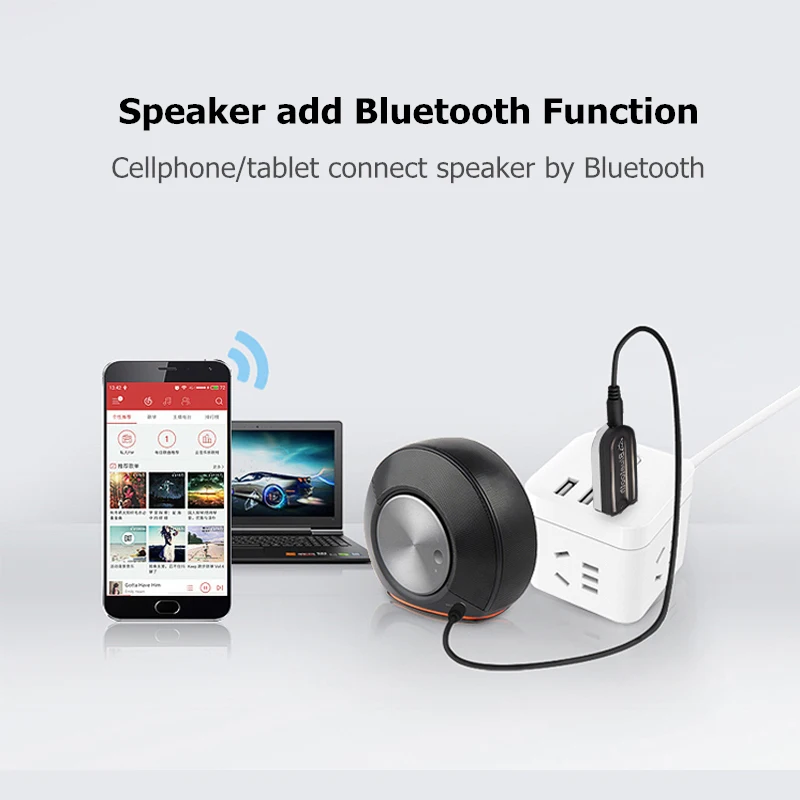 Binful Лидер продаж беспроводной USB Bluetooth V4.0 3 5 мм AUX аудио стерео музыкальный