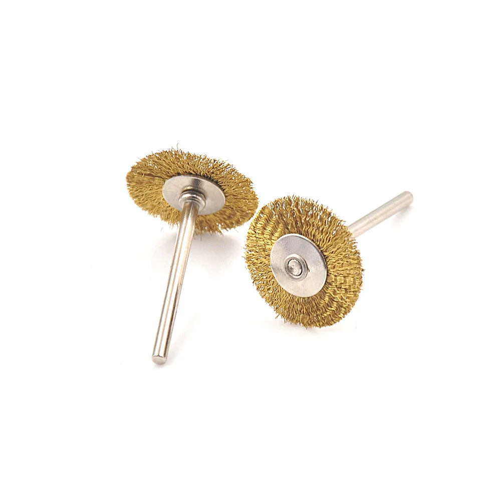 5Pcs 25mm Stainless Steel Polishing Grinding Tools Polishing Brush Wire Wheel Brushes For Drill Rotary Tool