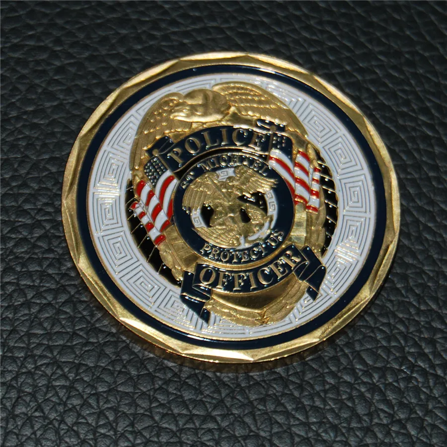Patron Saint of Law Enforcement Challenge Coin