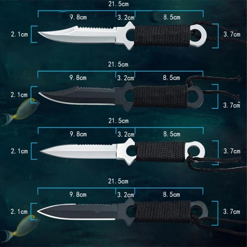 4 шт. тактический нож армейский нож ПАРАШЮТИСТА с фиксированным лезвием стальной Дайвинг боевой прямой нож Открытый нож для походов и выживания+ оболочка