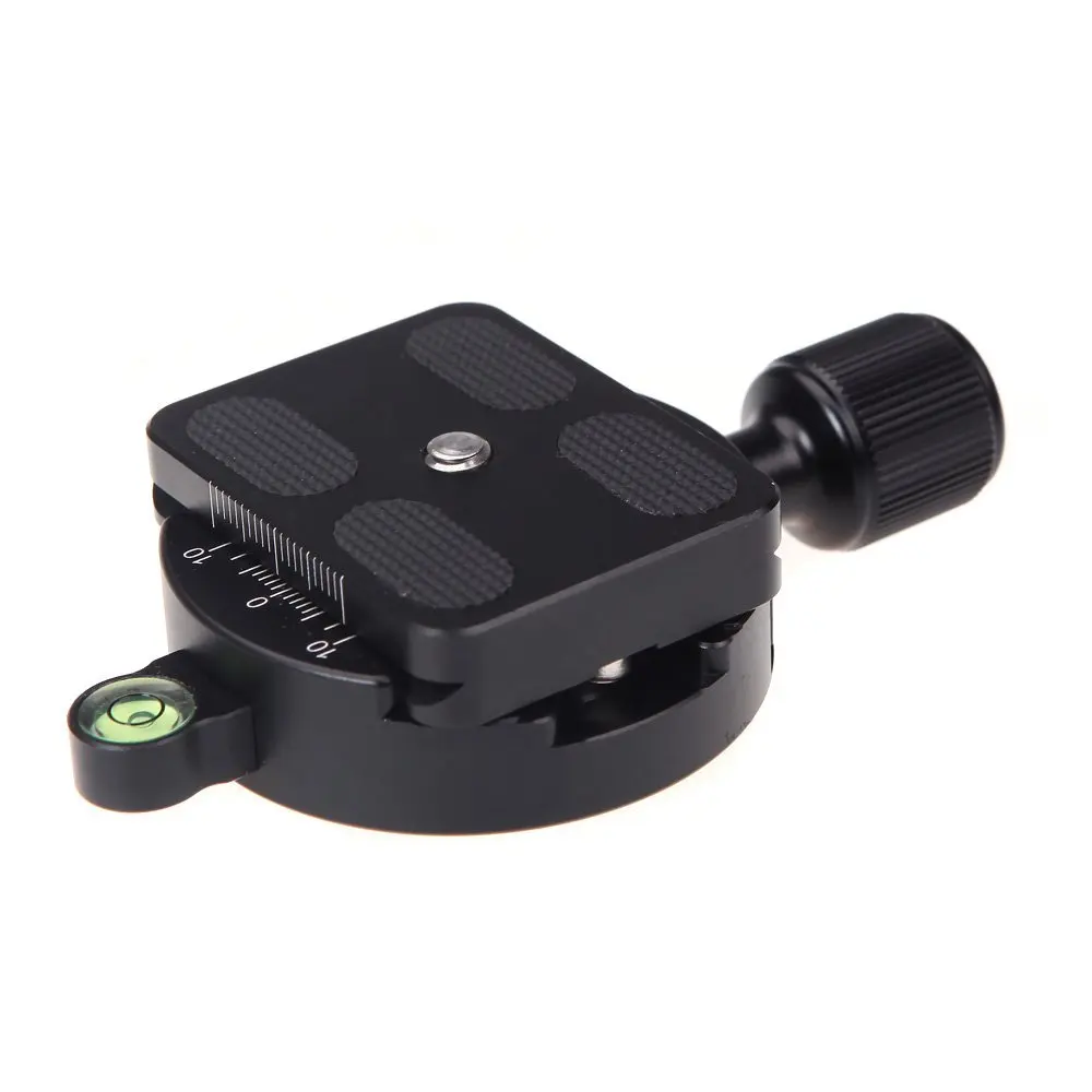 

New Hot DM-55 Clamp and QR Quick Release Plate with Gradienter for 55mm Camera Ball Head Arca Swiss RRS Wimberley