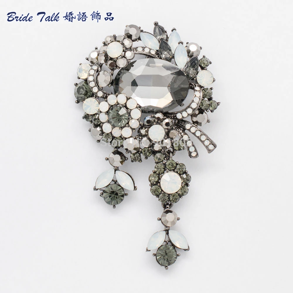 Женская Брошь с кристаллами 7 цветов 6537|brooches for women|bouquet broochpins women |