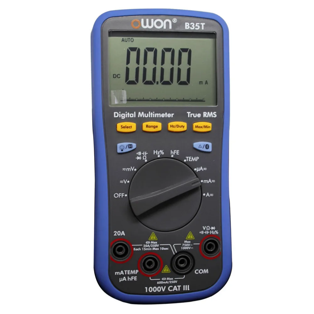 

OWON groben lcd B35T true rms multimeter bluetooth 4.0 apple app messwertspeic