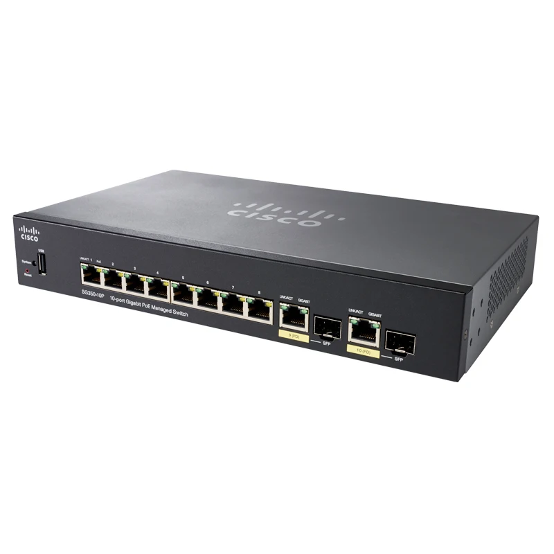 SG350-10P-K9-CN 8-портовый гигабитный Ethernet-коммутатор