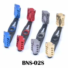 JEKOSEN замена углеродного волокна и 6061 авиации Алюминий рыболовные катушки ручки аксессуары для Baitcasting Rocker-02S