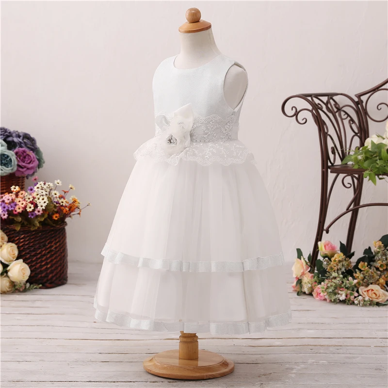 Forevergracedress элегантные милые платья с цветочным рисунком для девочек бальное платье кружевное без рукавов Детский праздничный Детский фартук