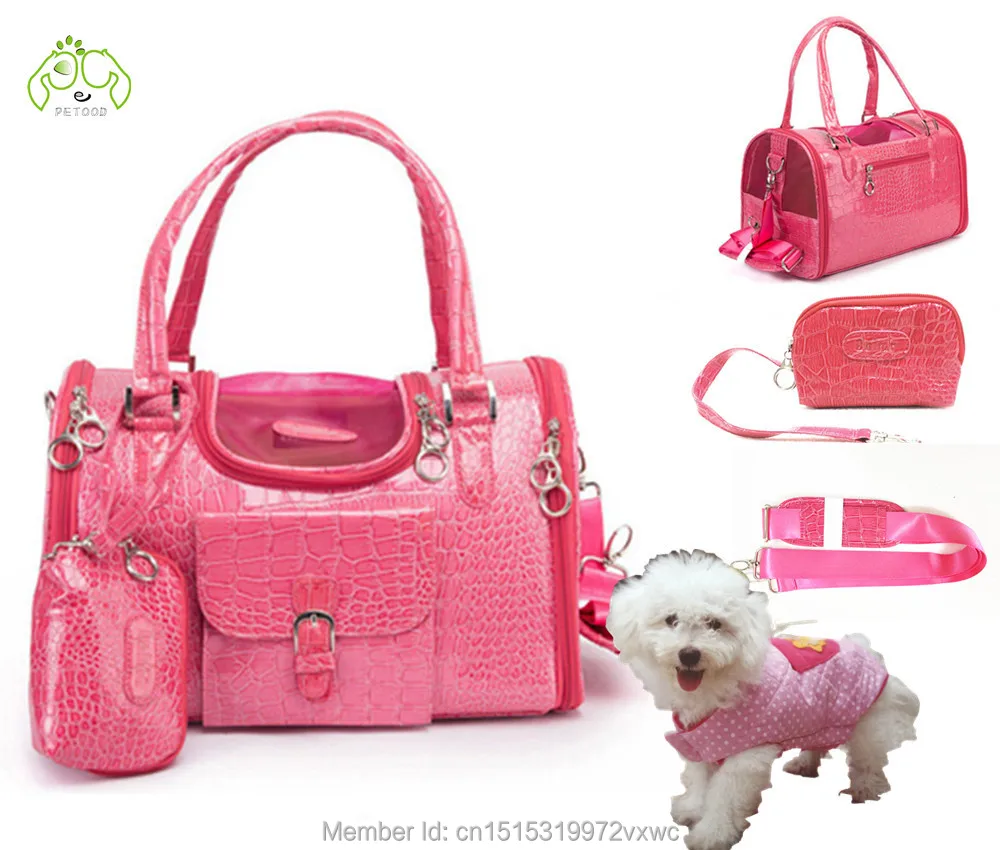 

Fashion Small Pet Carrier Dog Bag For Small Animals Cat Traveling Handbags Slings travel Carry Bag Pink