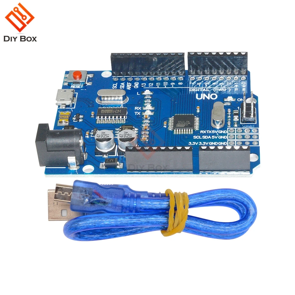 Микро-usb UNO R3 MEGA328P CH340 CH340G плата ATMEGA328P-AU модуль контроллера Замена ATmega16U2 крутая версия