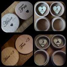 Персональный подарок 2 шт. в деревенском стиле обручальное кольцо шкатулка своими руками на имена и дата гравировка по дереву обручальное кольцо коробка