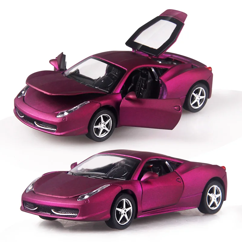 Модель автомобиля из сплава в масштабе 1:32 F458 14 см 4 цвета|alloy car|pull backdiecast models |