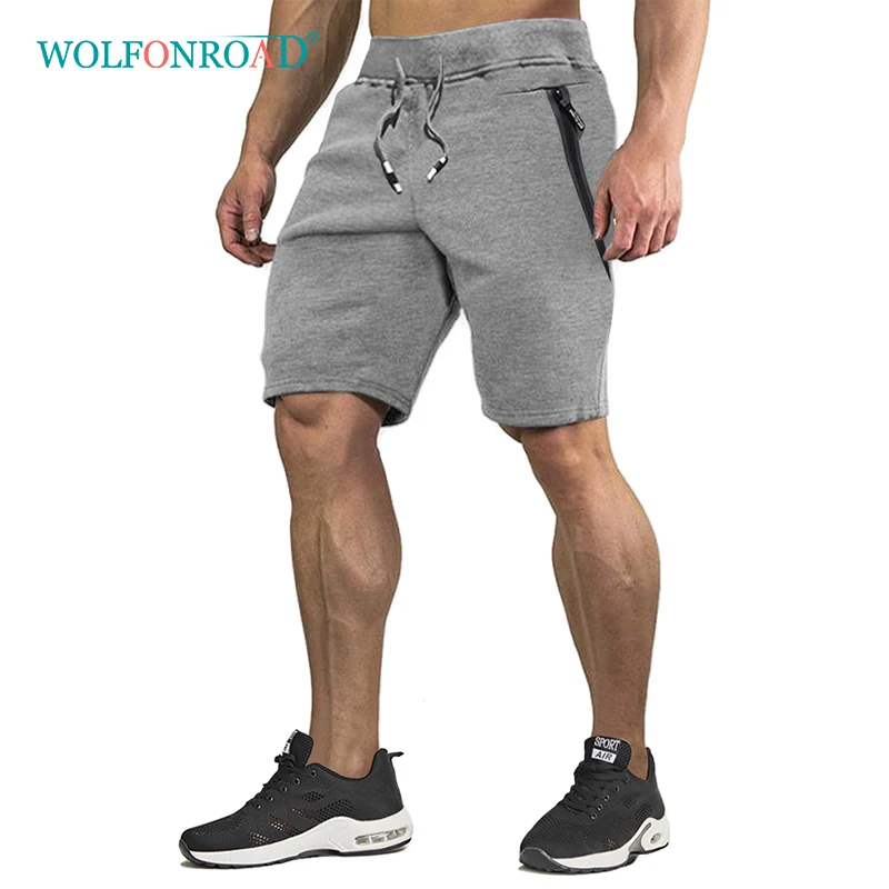 

WOLFONROAD Summer Running Shorts Men Sports Jogging Fitness Shorts Cotton Men Sport Gym Fitness Shorts Hiking Exercise Short 5XL