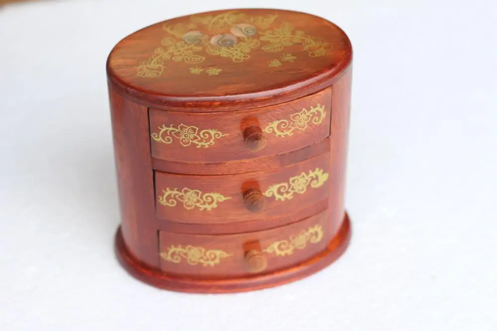 

Деревянная шкатулка для ювелирных изделий, шкатулка для ювелирных изделий из грушевидного дерева с принтом разных видов, бесплатная доставка