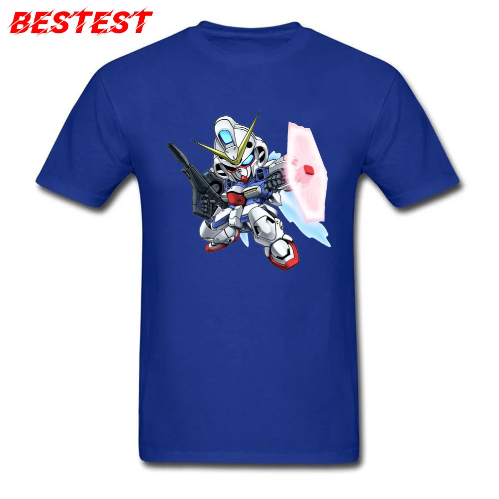 Normal Tops T Shirt Classic Short Sleeve Men T Shirts TpicOriginaltitle Printed ostern Day Top T-shirts Round Neck 201896Ygundam mecha blue