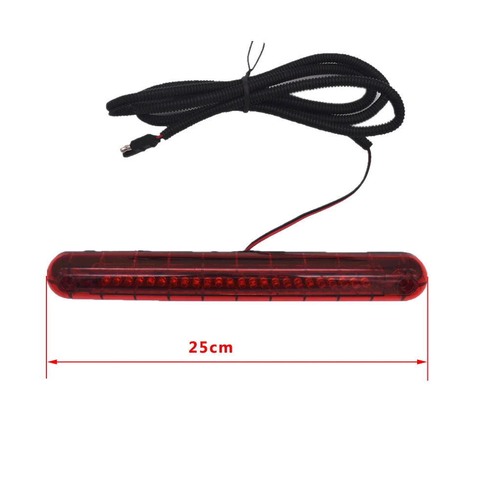 Car styling!! Universal Car SUV Auto 12V 24 LED Red Car Rear Windscreen High Mount Stop Lamp Third 3RD Tail Brake Light Car styling!! Universal Car SUV Auto 12V 24 LED Red Car Rear Windscreen High Mount Stop Lamp Third 3RD Tail Brake Light