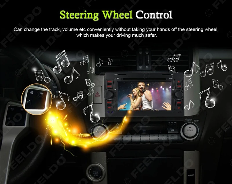 Top FEELDO 7" Android 6.0 (64bit) DDR3 2G/16G/4G LTE Car DDR3 2G/4G LTE DVD GPS Radio Head Unit For Toyota Prado/Land Cruiser120 10 Top FEELDO 7" Android 6.0 (64bit) DDR3 2G/16G/4G LTE Car DDR3 2G/4G LTE DVD GPS Radio Head Unit For Toyota Prado/Land Cruiser120 10