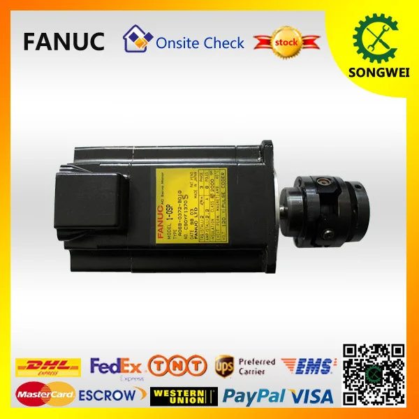 FANUC USED MOTOR A06B-0372-B010 SERVO MOTOR CNC PARTS PROVIDE REPAIR SERVICE