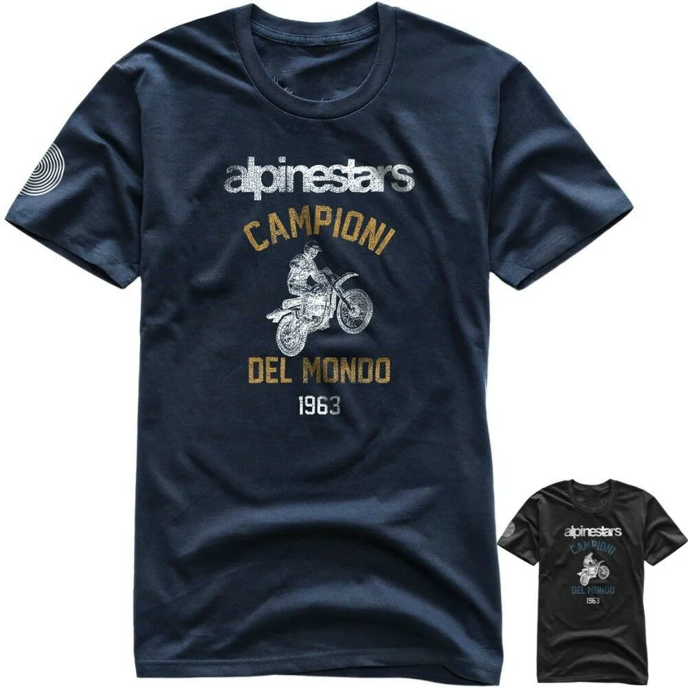 

Alpine Star Jump Mens Premium Crew Neck Motorcycle Tees Short Sleeve T-Shirts