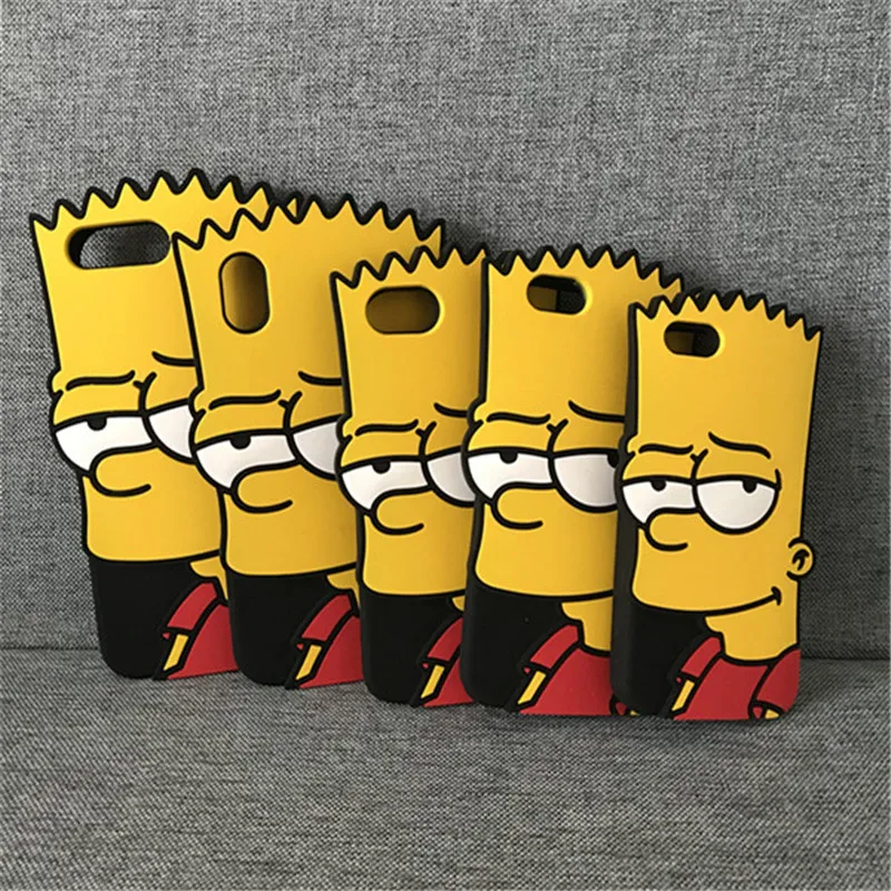 Барт Симпсон с мультяшками силиконовый чехол для Iphone11 Pro Max 12 max 12mini 7 8 6 6s Plus X XS XR 5 5s
