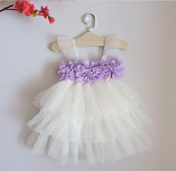 

girl flower dress 2016 lace tulle tutu princesas party dress girls clothing fashion high-grade princess dress girl