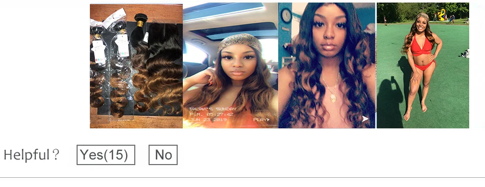 Cabelo Humano com 13 faísca x 4