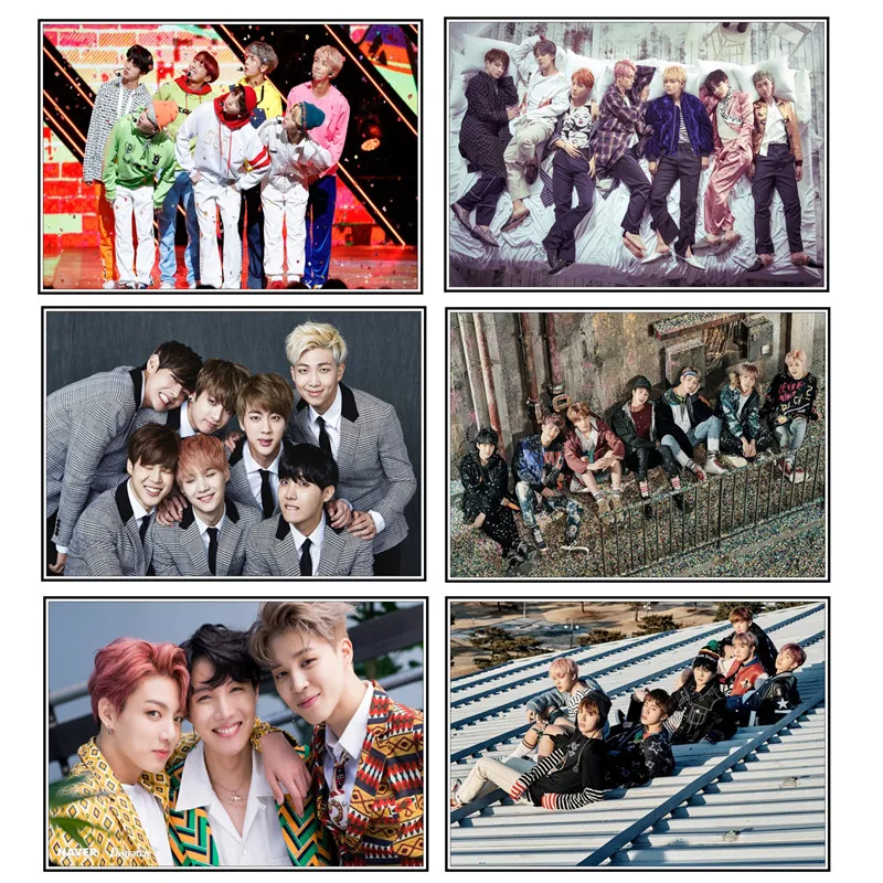 

Korean Band Poster Decorative Painting Pop Music Poster Home Wallpaper Wall Stickers High Definition White Paper Printing-72