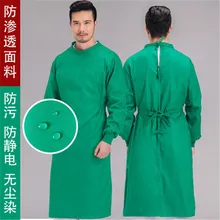 Хирургические халаты для мужчин и женщин все хлопок с длинным рукавом Одежда для врачей все вокруг операционной мыть одежду изоляции одежда