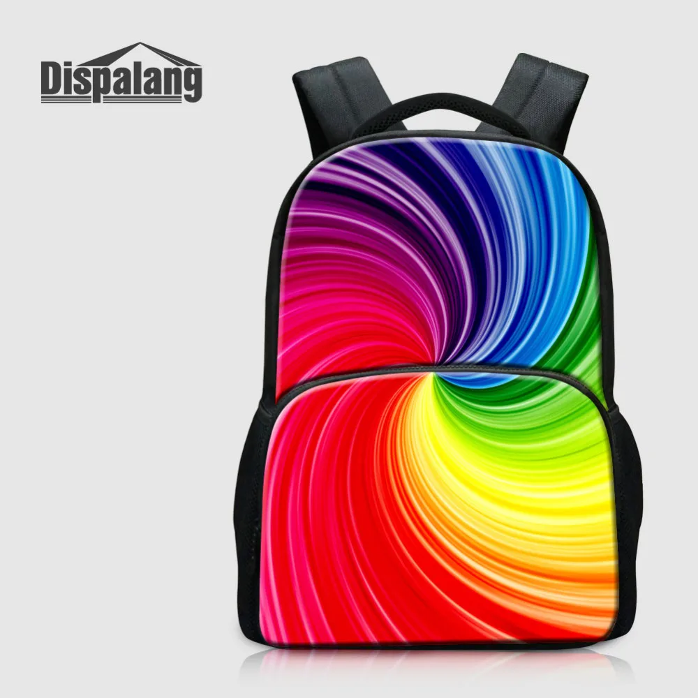 Dispalang Womens Laptop Backpacks Colorful Print College Student Large