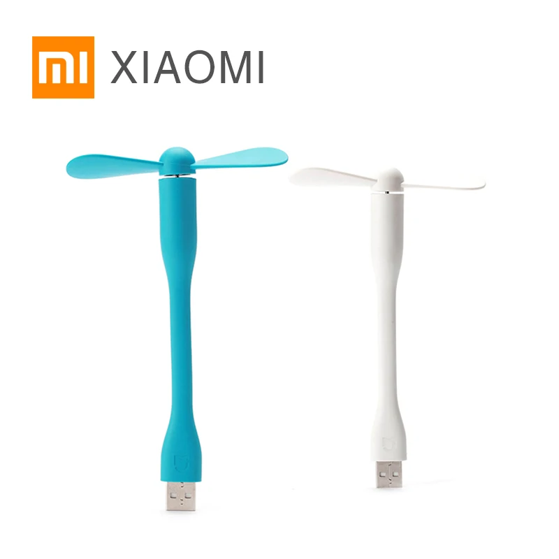 Xiaomi MIJIA USB вентиляторы гибкий USB портативный мини-вентилятор высококачественный силиконовый материал энергосберегающий для xiaomi все источники питания