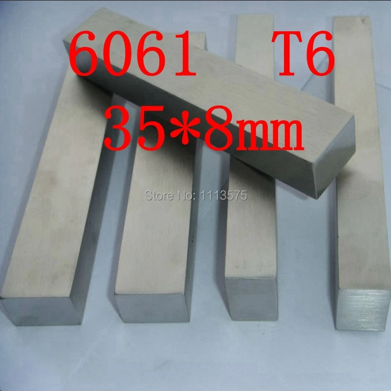 35 мм x 8 алюминиевый плоский брусок 35*8 ширина толщина 6061 T6|bar|thickbar bar |