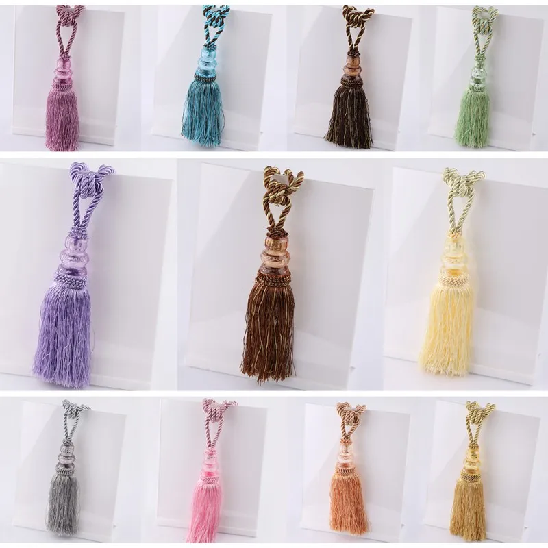 2pcs Curtain Tie Backs Fringe Curtain Hanging Accessories Tasselsin Curtain Decorative 2pcs Curtain Tie Backs Fringe Curtain Hanging Accessories Tasselsin Curtain Decorative