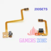 200 наборов для NIntendo 3DS запасные части LR Кнопка гибкий кабель переключатель подлинный