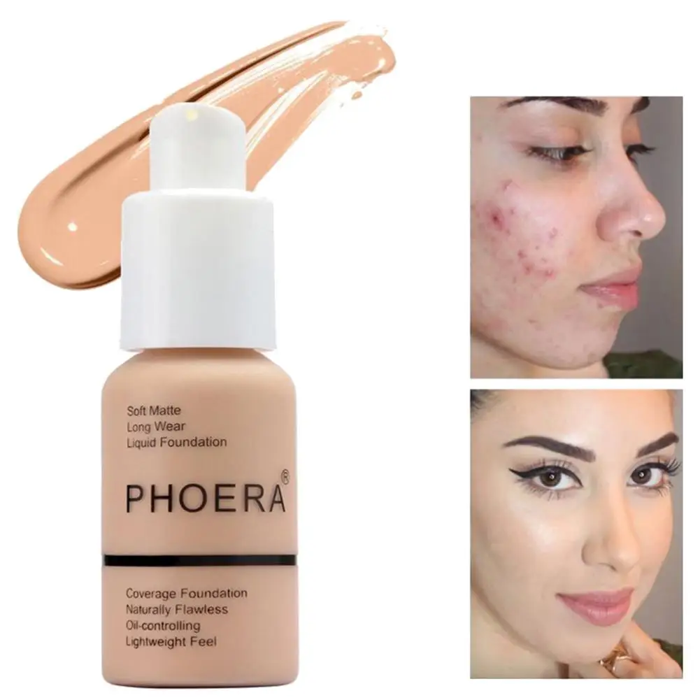 

Waterproof Liquid Foundation Matte Full Coverage Makeup Oil Control Concealer Set