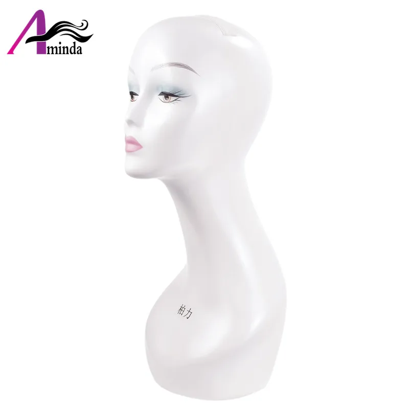 cheap ABS mannequin head wholesale wig jewelry hat dispaly african american mannequin head stand without hair on sale (8)
