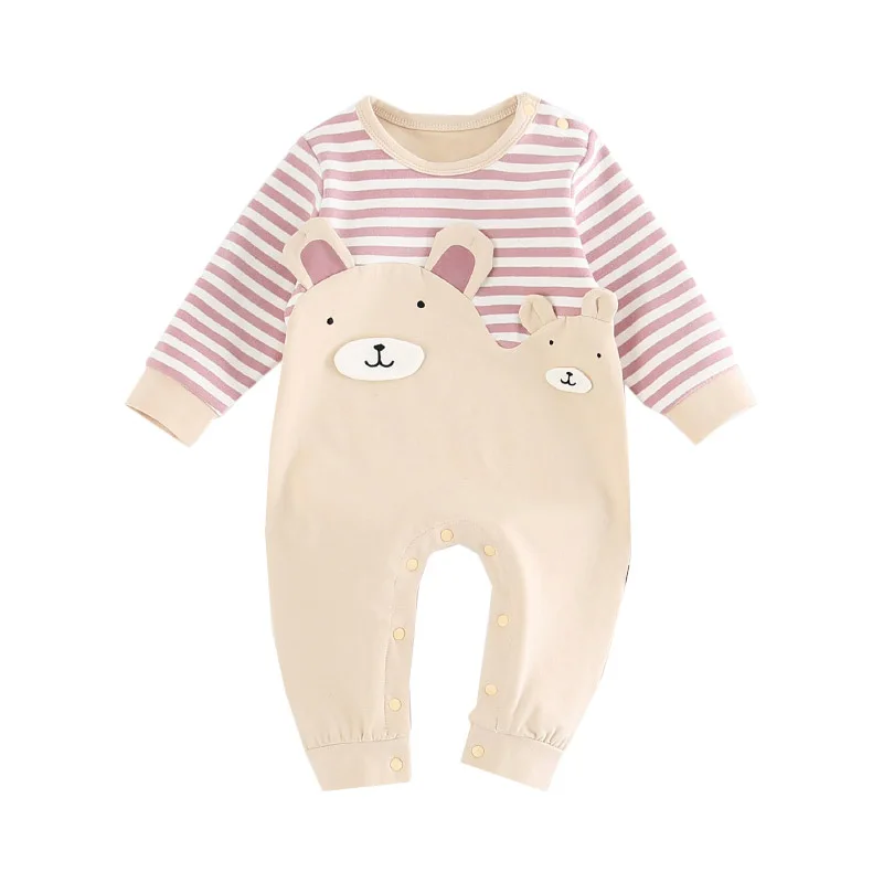 

Baby Newborn Infant Spring/Autumn Rompers Cartoon Casual High Quality Jumpsuit Clothes Cotton Loevly Boy Girl Overalls Clothing