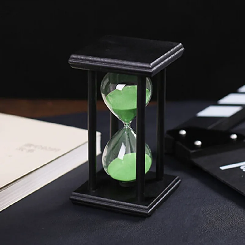 Новые Песочные часы Ampulheta песочные часы 30 минут декоративные предметы домашнего обихода, характеристики креативного искусства и рукоделия подарки 10 - Цвет: Green