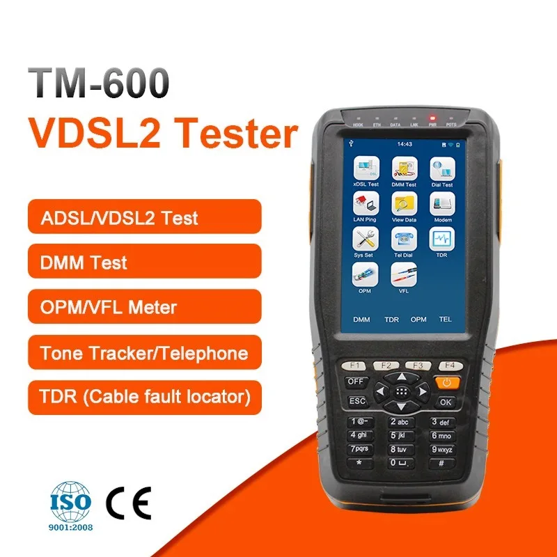 Tm600 Vdsl Vdsl2 Tester Adsl Wan & Lan Tester Xdsl Line Test Equipment