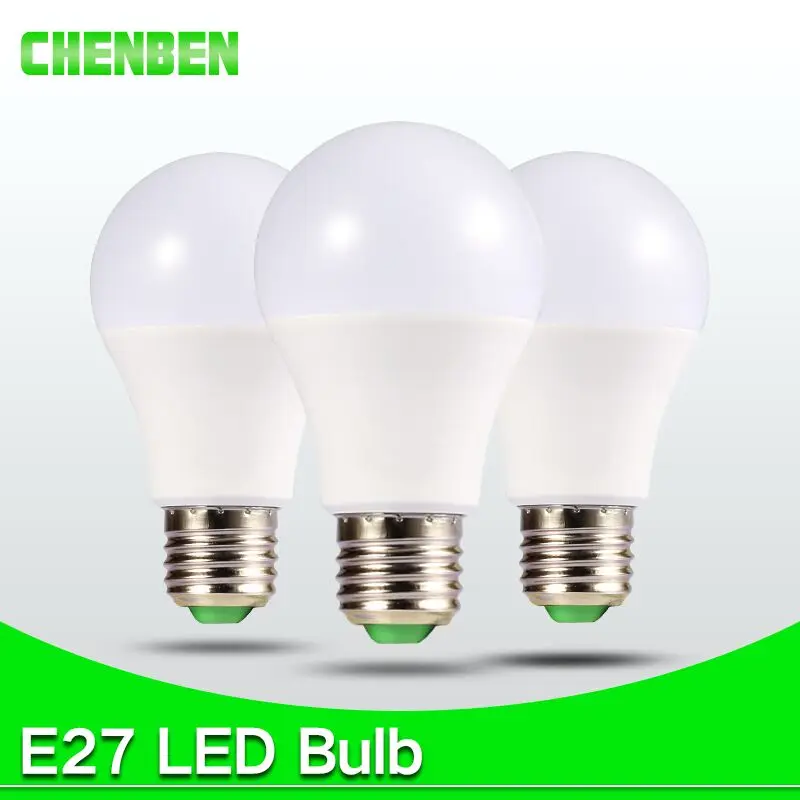 

E27 LED Bulb 3W 5W 7W 9W 10W 12W 15W 18W High Power Led Lamps Light 110V 220V Bombillas Led For Home Lighting Cold Warm White