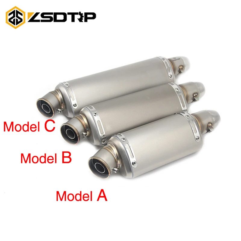 ZSDTRP 310/370/440mm Three Size Motorcycle Exhaust Modified Pipe Slip