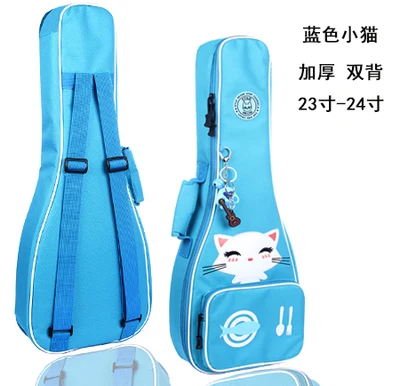 Portable 23 24 concert ukulele bag small guitar backpack waterproof soft gig padded case soft gig cover girl boy kids cute gift