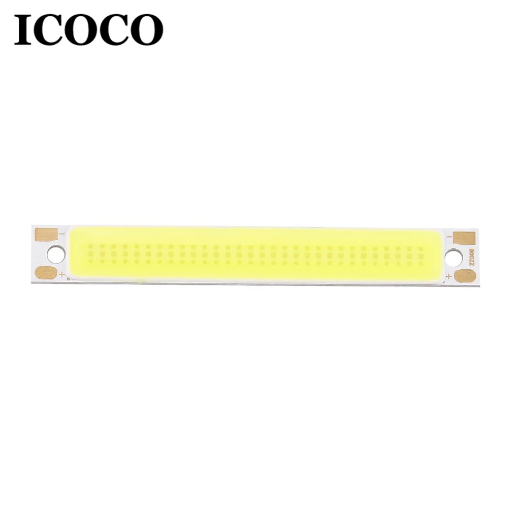 ICOCO 3 Вт 60x8 мм Подсветка COB Бар СВЕТОДИОДНАЯ лента Супер Холодный белый Теплый