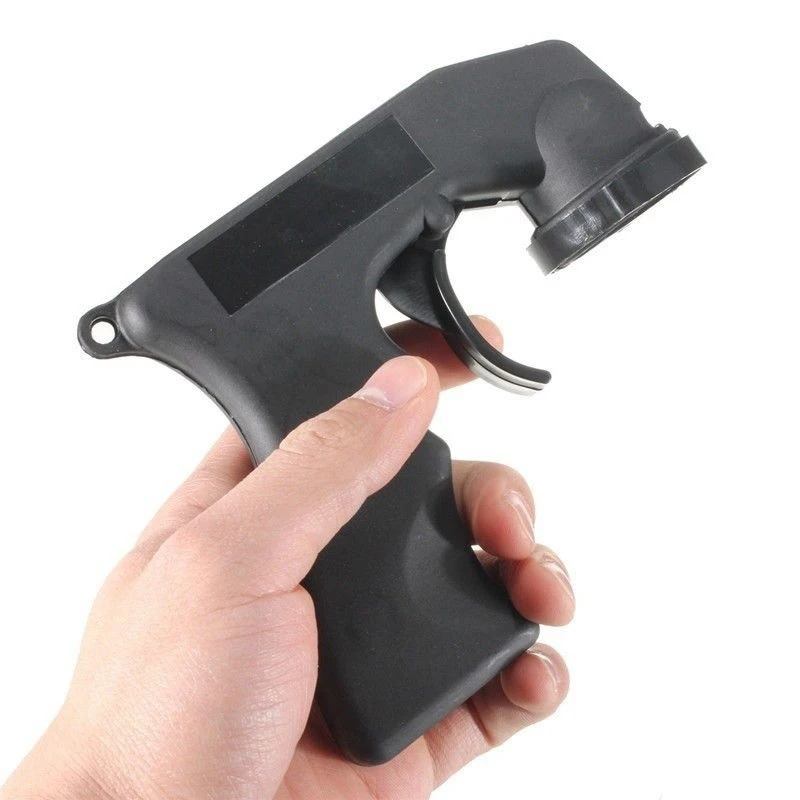 Professional Spray Adapter Aerosol Nozzle Handle With Full Grip Trigger Lock Collar Car Repair Paint Care Black Can Gun Aerosol Professional Spray Adapter Aerosol Nozzle Handle With Full Grip Trigger Lock Collar Car Repair Paint Care Black Can Gun Aerosol