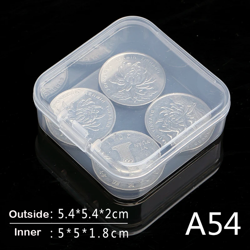 BalleenShiny упаковка маленькая коробка чип коробка для хранения прозрачный пластик маленький продукт PP материал конфеты гаджеты коробка - Цвет: 4