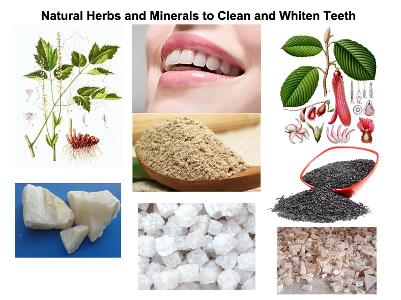 

Natural Herbs and Minerals to Clean and Whiten Teeth