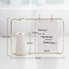 Creative Iron Line Flower Pot Plant Vase Stand Postcard Clip Holder Ceramic Vase For Flowers Vase For Wedding Decoration 2