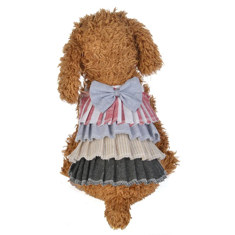 Платье для домашних собак для маленьких собак весна и лето юбка-торт платье для собак Летнее собачье свадебное платье юбка одежда для домашних животных Чихуахуа Йоркского