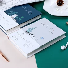 Cat Home Hard Cover Any Year Daily Planner Cute Journal Study Notebook Diary Memo